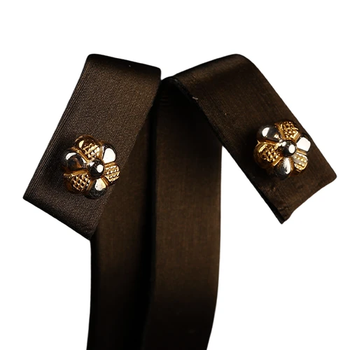 “Lucky Blossom” 21K Gold Set – Mini Flower Design