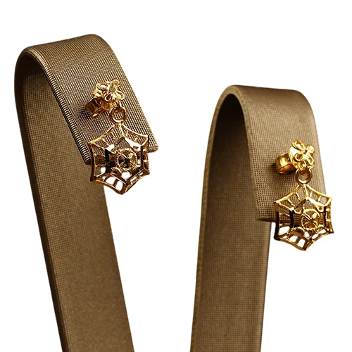 “Princess of Flowers” 21K Gold Set – Royal Openwork Design